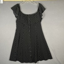 Gypsies and Moondust Dress Womens L Sleeveless Polka Dot Mini Y2K Grunge Punk
