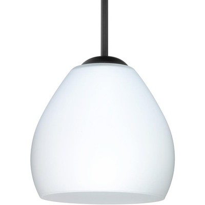 Besa Lighting 1BT-412207-LED-BK Bolla LED Black Cord Pendant Ceiling Light