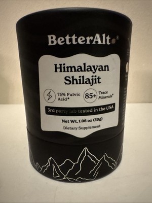 BetterAlt Pure Himalayan Shilajit Resin 1.06 Oz 75 Servings Best Deal L@@K READ