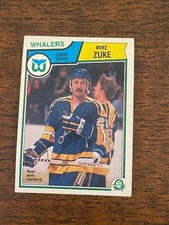 1983-84 O-Pee-Chee hockey OPC #322 Mike Zuke - Hartford Whalers NRMT