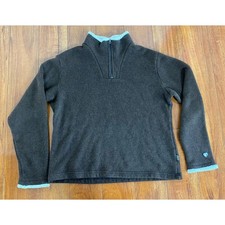Women Kuhl Alpaca Fleece 1/4 zip outdoor hiking pullover sweater, S