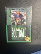 John Madden Football(Sega Genesis, 1990) Very Rare EA Clamshell Promotional Copy