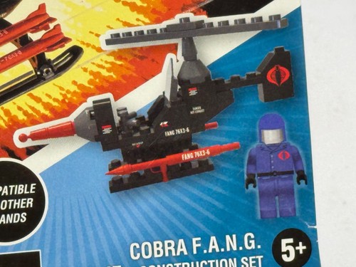 Cobra F.A.N.G. Construction Set- 47pcs.+MiniFig- Hasbro Factory Sealed 2020 - Picture 2 of 9