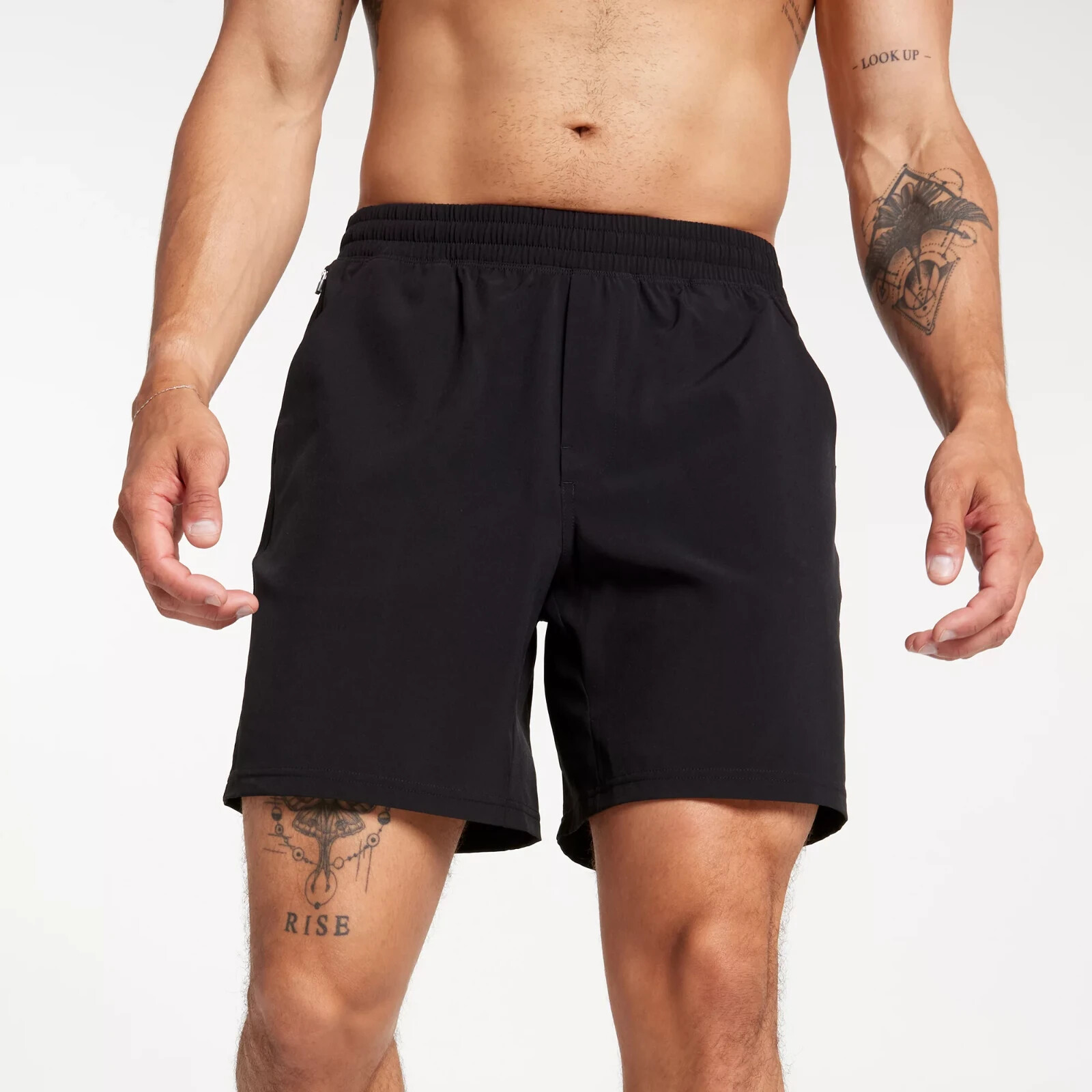 Мужские шорты VRST 7 на подкладке, чистый черный, 2XL