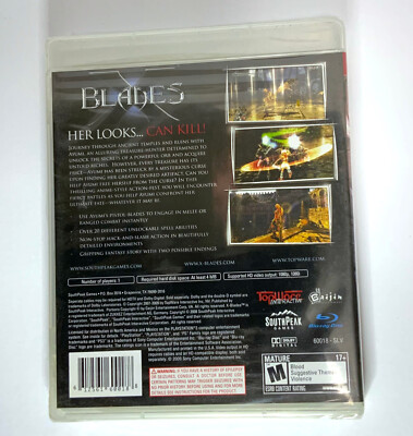 RARE X-Blades Ps3 - US version Region Free, Brand New, Sealed | eBay
