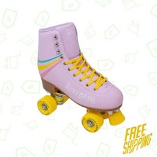BRAND NEW WITH BOX - LUCKY BRAND ROLLER SKATES - SIZE 8W - COLOR PURPLE
