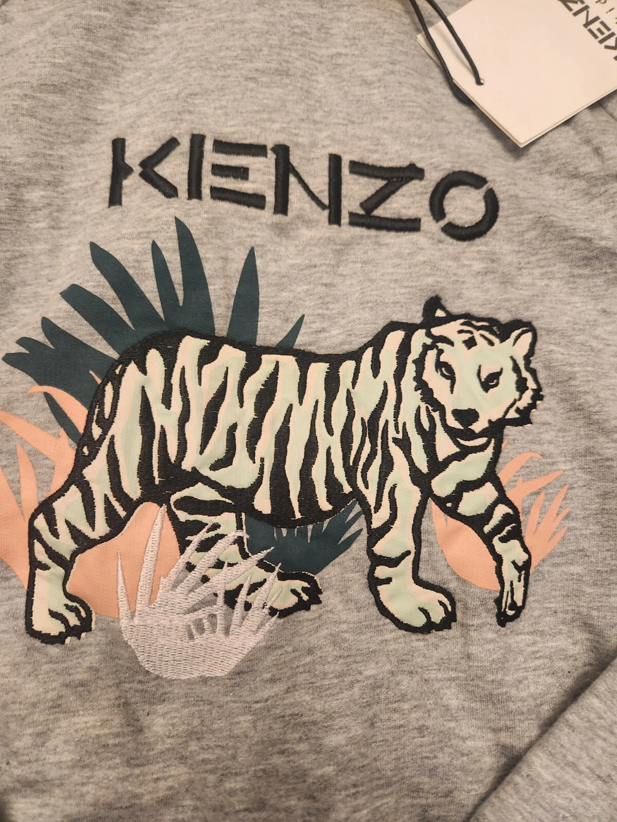 Felpa con cappuccio Kenzo bambina nuova 14 anni nuova con etichette