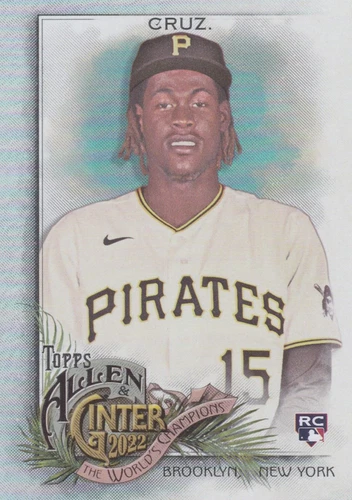 2022 Topps Allen & Ginter Hot Box Silver #122 Oneil Cruz Rookie Pirates