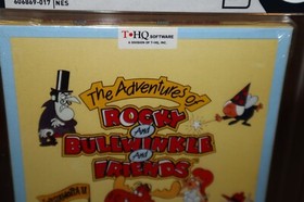 WATA 9.6 - A+ SEALED - Adventures of Rocky & Bullwinkle - NES Nintendo *TOP POP*