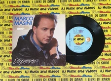 LP 45 7"MARCO MASINI Disperato Meglio solo 1990 italy DISHI RICORDI SRL 11101