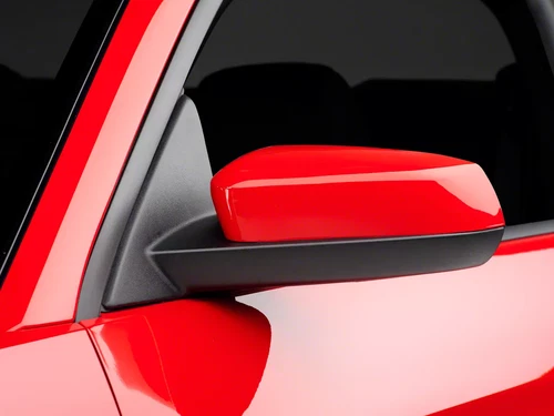 New Unpainted Mustang V6 Speedform Mirror Cover Caps Right Side Only 2010-2019