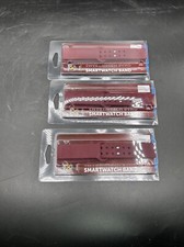 EUROPEAN SOCCER Lot Of 3 Smartwatch Band 20mm See Pics See Description