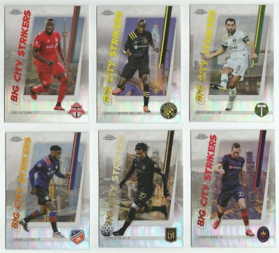 2021 Topps MLS Chrome Big City Strikers Insert (#BCS1-BCS20) U-PICK FROM LIST