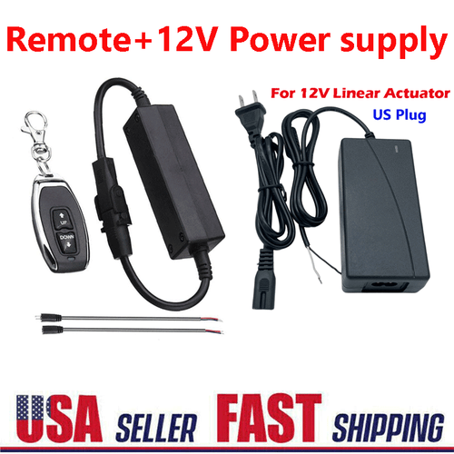 Linear Actuator Motor Controller Wireless Remote Control 110V- 12V Power Adaptor - Picture 20 of 21