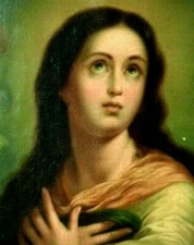 MQ-OP08 Fine 100% Handmade Painted Charming Girl Oil Painting Art On Canvas