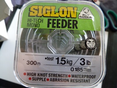 10x Siglon Feeder Hi Tech Mono 3lb Match Angelschnur 300m Rollen x10