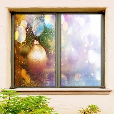 3D Dream Ball O2305 Window Film Print Sticker Cling Stained Glass UV Block Fa