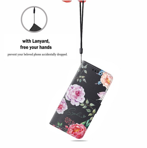 Wallet Leather Case For Nokia C100 G22 C110 G300 Flip Personalised Phone Cover - Picture 20 of 108