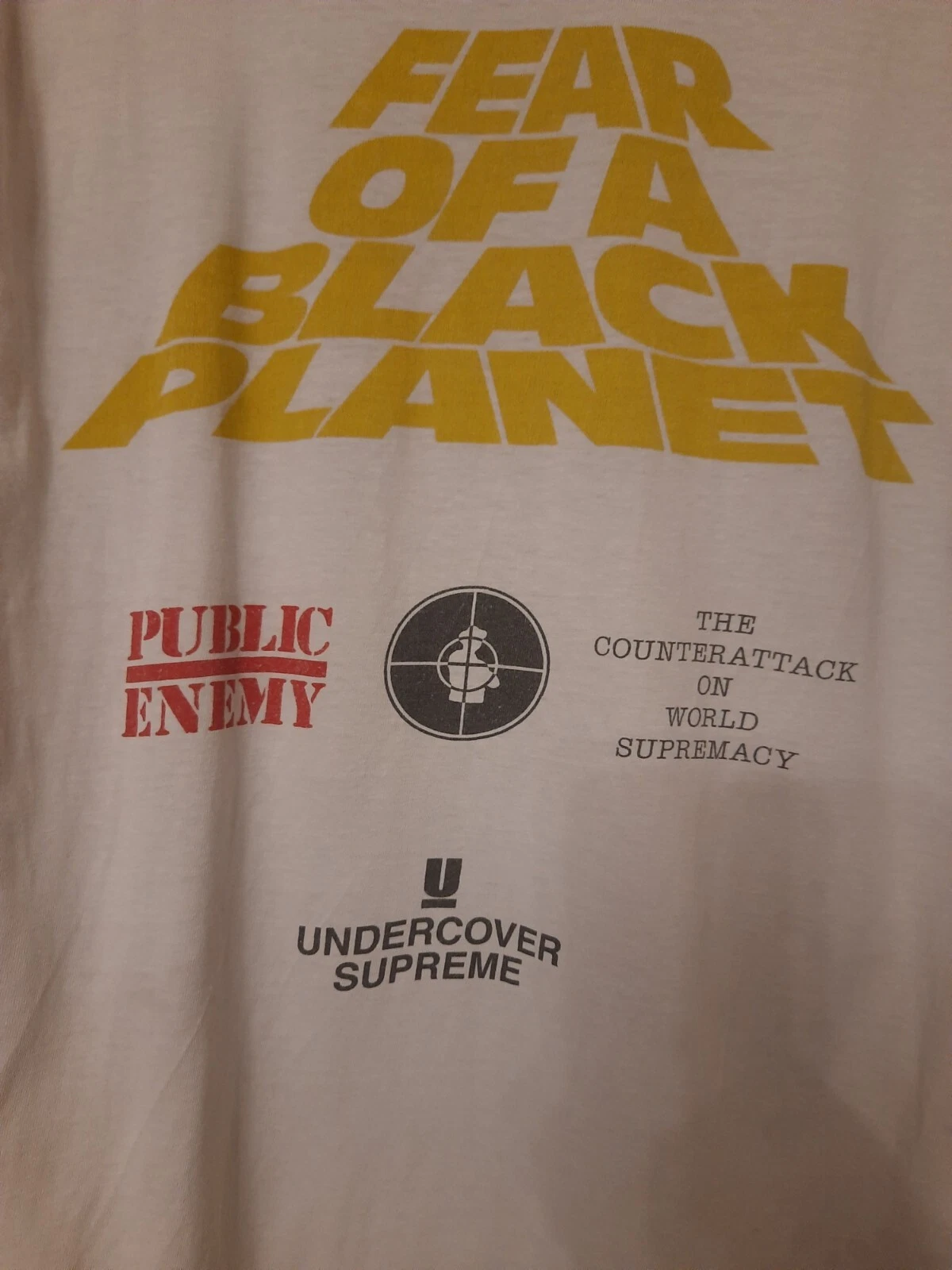 T shirt noir Supreme Undercover Public Enemy White House taille M SS18