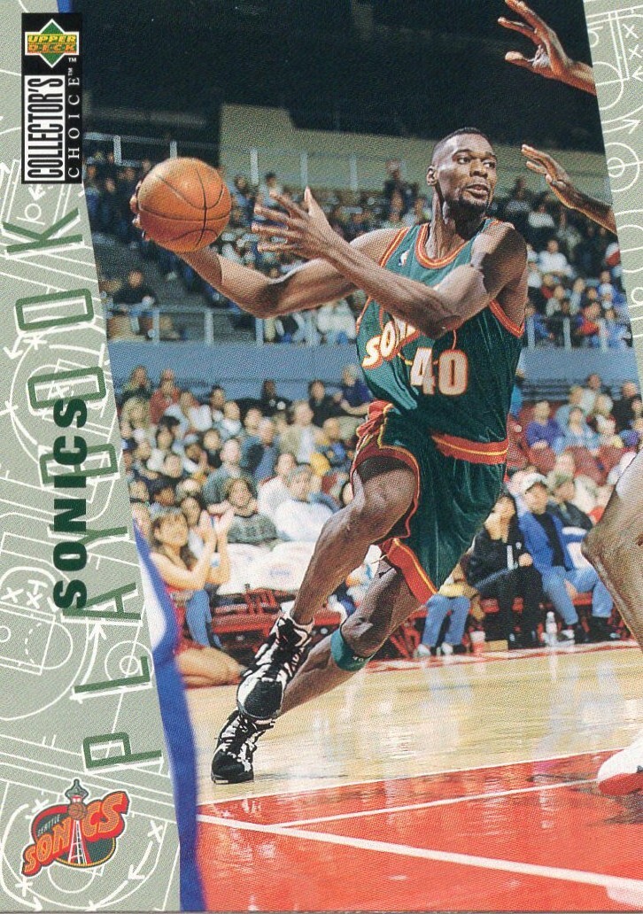 1996-97 Collector's Choice Seattle Super Sonics Playbook #391 | eBay