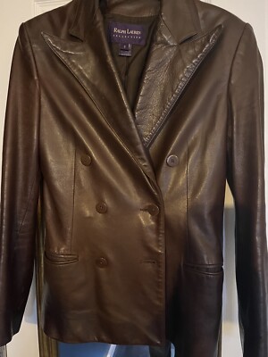 Vintage Ralph Lauren Collection Purple Label Brown 100