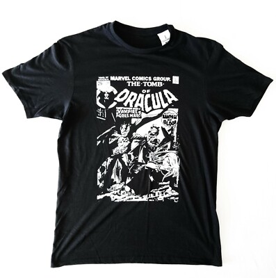 T-SHIRT | COVER ART - MARVEL TOMB GRUFT DRACULA NR. 29 1975 | GRÖSSE M