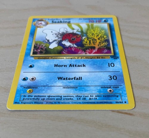 SEAKING | Pokemon Base Set JUNGLE | 46/64 | NMC - Picture 3 of 6