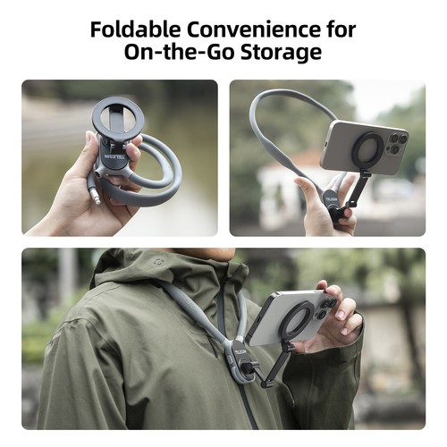 MagneticNeck Halter Bracket Quick Release First-Person Perspective Shooting S1 - Photo 8 sur 20