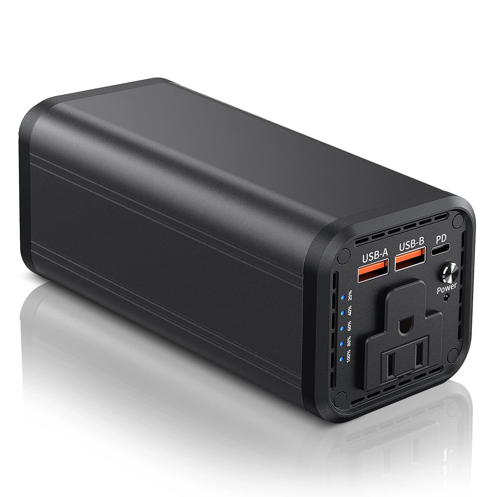 98Wh Portable Laptop Power Bank with 100W AC Outlet and 60W PD Charging