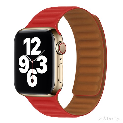 Correa de correa magnética de silicona para Apple Watch Series 7 6 5 4 3 2 1 SE - Imagen 4 de 34