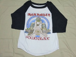 iron maiden baseball tee