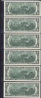 11 Consecutive Serial Numbers US $2 Dollar Bills 2003 UNC Very Cool/Cool — photo 6