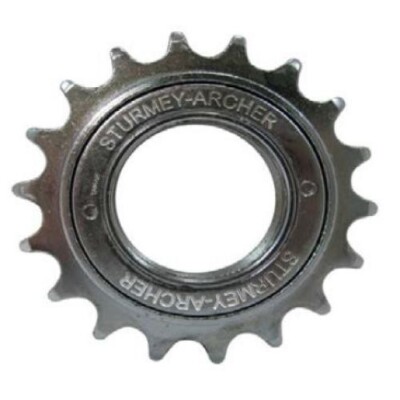 Roue Libre Sturmey Archer 22 Dents Pour Vélo - Filetage 1/2 X 1/8, Argent, Neuve