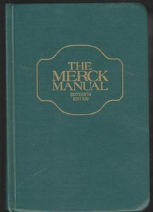 Merck Manual of Diagnosis and Therapy 16th Ed 1992 Hardcover