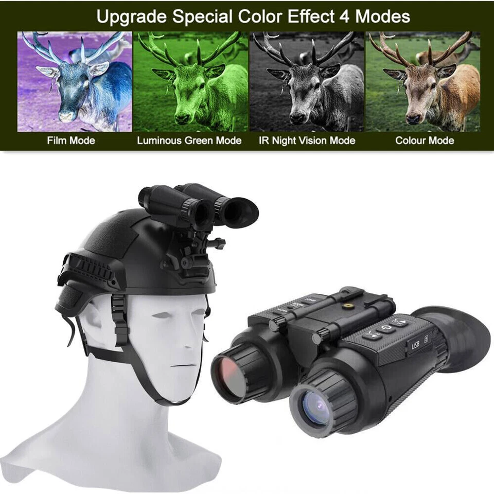 NV8300 36MP 4K UHD 300M Infrared Night Vision Professional 8X Zoom 3D Binoculars - Image 4 of 4