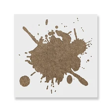 Blood Splatter Stencil - Durable & Reusable Mylar Stencils