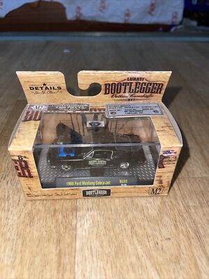 M2 Machines Lunati Bootlegger 1968 Ford Mustang Cobra-Jet black new