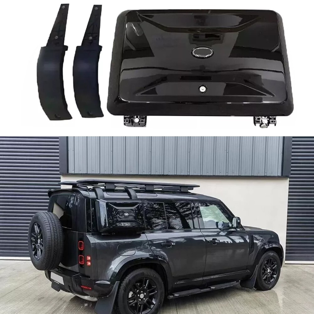 Glossy Black Side Storage Box Fits for Land Rover Defender 110 90
