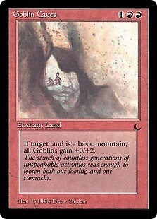 Magic MTG - Goblin Caves - The Dark - EXC - IT