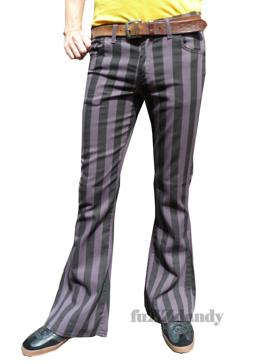 Mens striped store bell bottoms