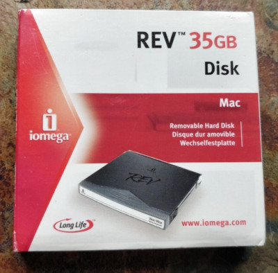 RARE MAC Rev Disk 35GB/90GB Iomega REV-ATAPI 35GB Black IDE REV BACKUP Drive