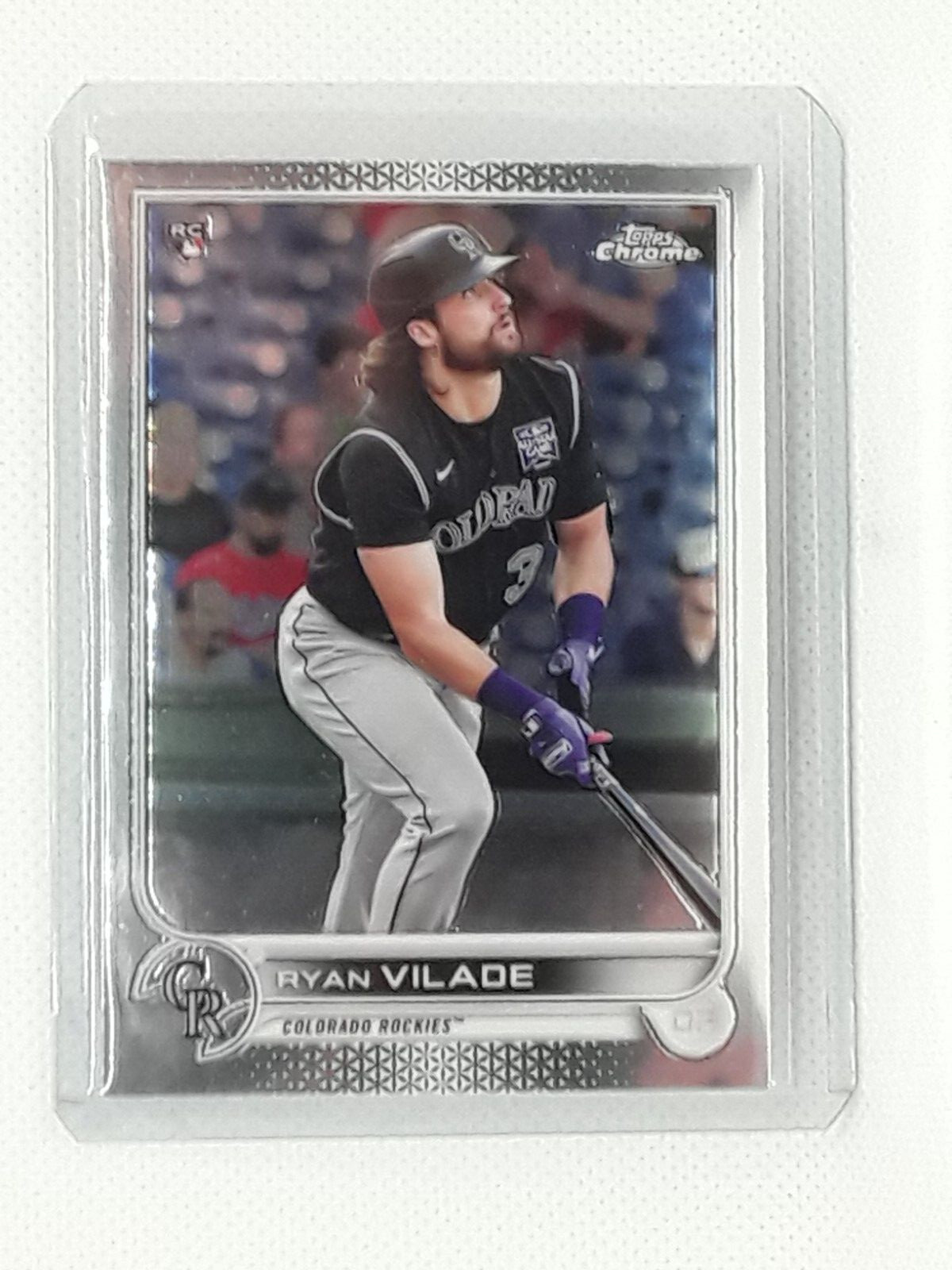 Ryan Vilade 2022 Topps Chrome Baseball - #85 RC - Colorado Rockies