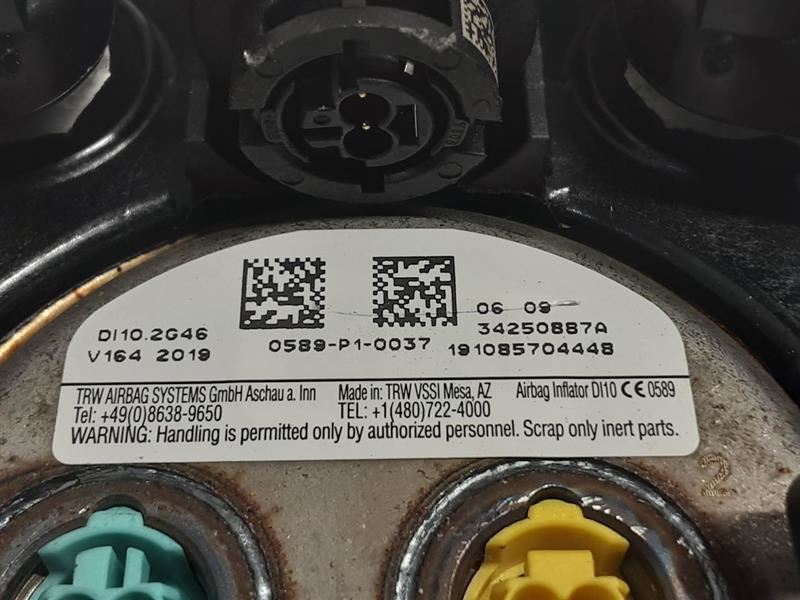 Jeep JL Wrangler OEM Driver Front Steering Wheel Air Bag 20182024