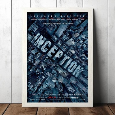 Inception Classic Movie Poster - Film Fan Collectibles