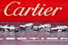 Cartier big C decor rimless screws kit Sunglasses eyeglasses lunette silver wood