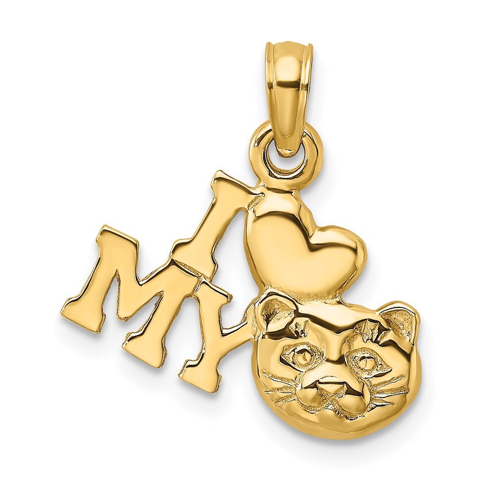 Gold Tasche Katze Anhänger Halskette Gold Getaucht Sterling Silber