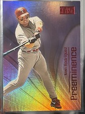 IVAN RODRIGUEZ 2000 Skybox RUBIES Preeminence #45/50 RANGERS HOF