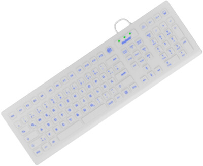 Keysonic KSK-8031INEL-WH Tas Keysonic KSK-8031INEL-WH (DE) Industrietastatur wei