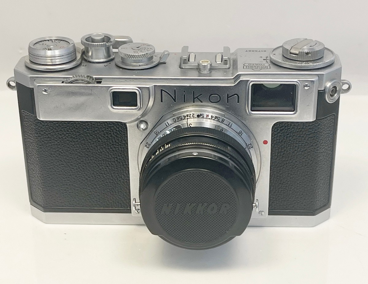 Vintage Nikon S2 Rangefinder Film Camera Nikkor H.C 5Cm 50mm Vintage Nikon S2 Rangefinder Film Camera Nikkor H.C 5Cm 50mm