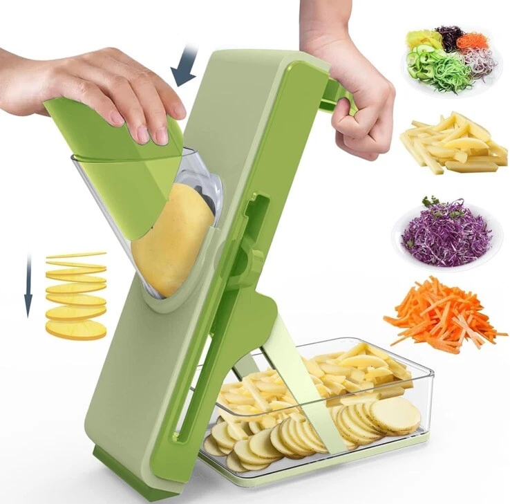 Mandoline Slicer Safe Multifunctional Dicer Adjustable Commercial Slicer Machine